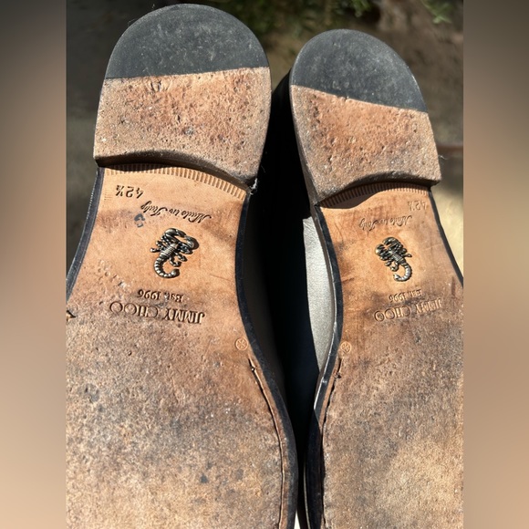 NW Jimmy Choo Italy 🇮🇹 Made💯Leather Loafers Sz 9.5/42.5 - Picture 6 of 9